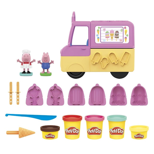 Tuotekuva 2 - Pipsa Possu Jäätelö-leikkisetti, Play-Doh