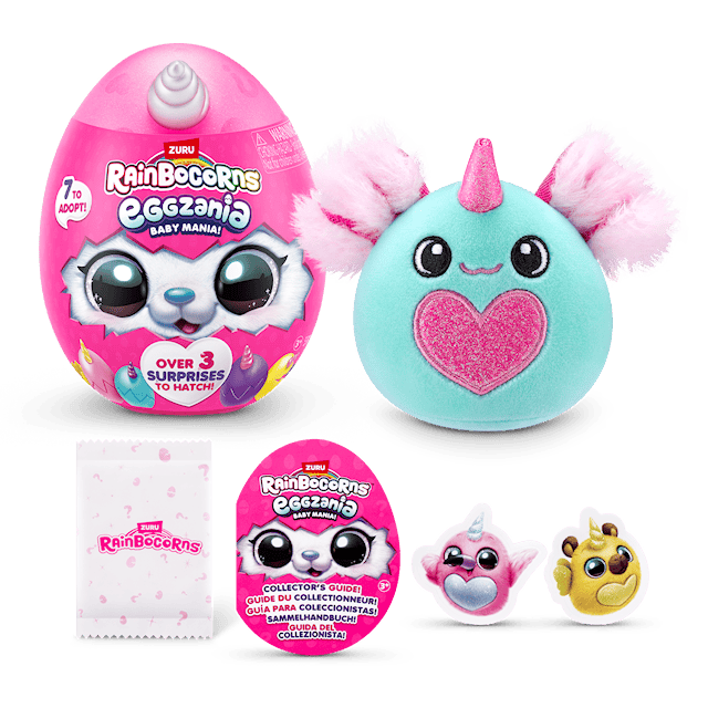 Produktbild 2 för Eggzania Baby Överaskningsägg Rainbocorns
