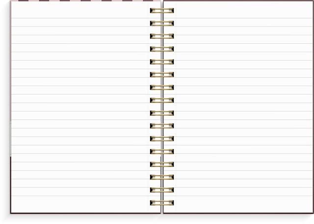 Produktbild 2 för Notebook A5 Stripes Burde