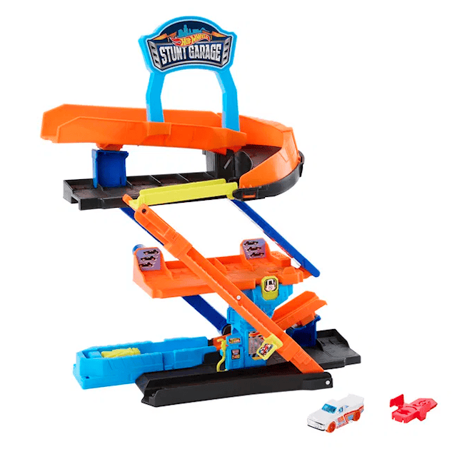 Produktbild 2 för Hot Wheels City Transforming Stunt Garage