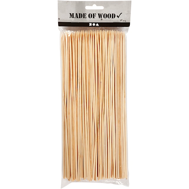 Produktbilde 2 for Bambuspinner, L: 25 cm, tykkelse 3 mm, 200 stk./ 1 pk.