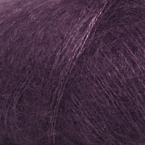 Kid- Silk Uni Color Garn Mohair Silke 25 g mörk lila 16 Drops