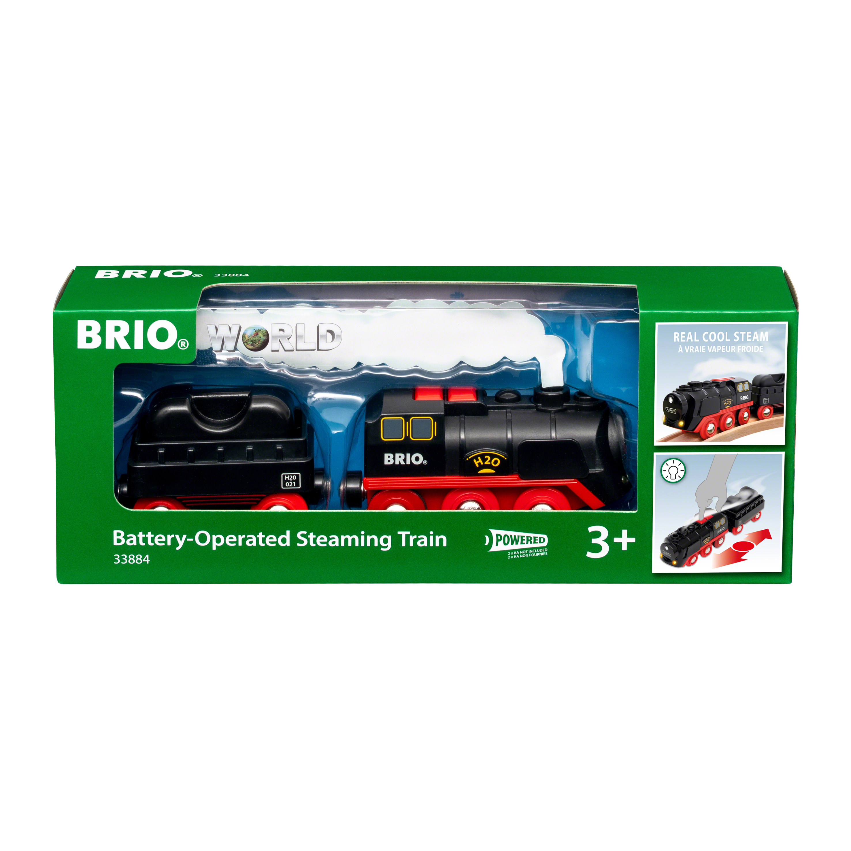 Batteridrivet Ånglok med Ånga, BRIO, 33884 | Adlibris