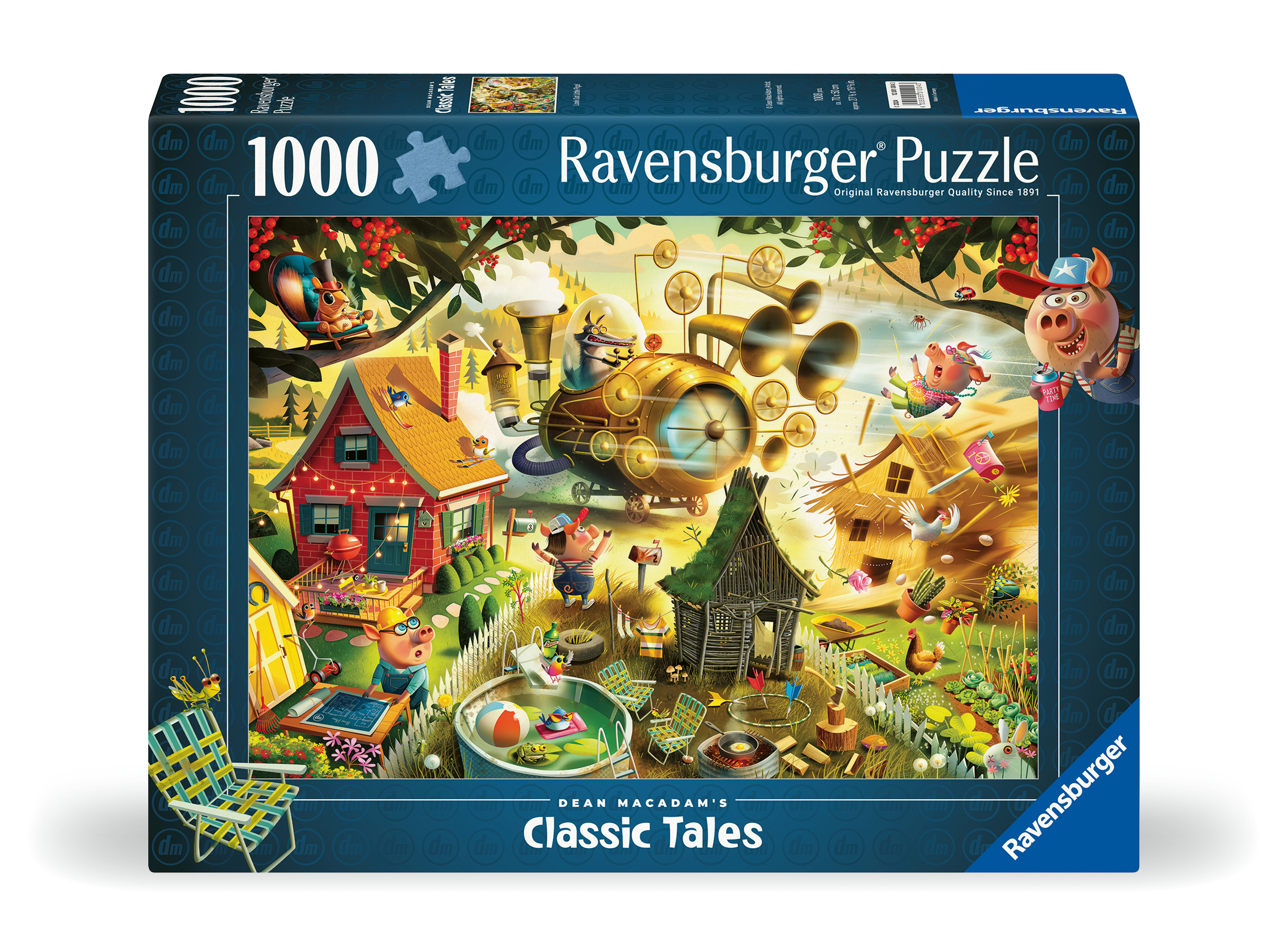 Palapelit Look Out Little Pigs 1000 palaa, Ravensburger