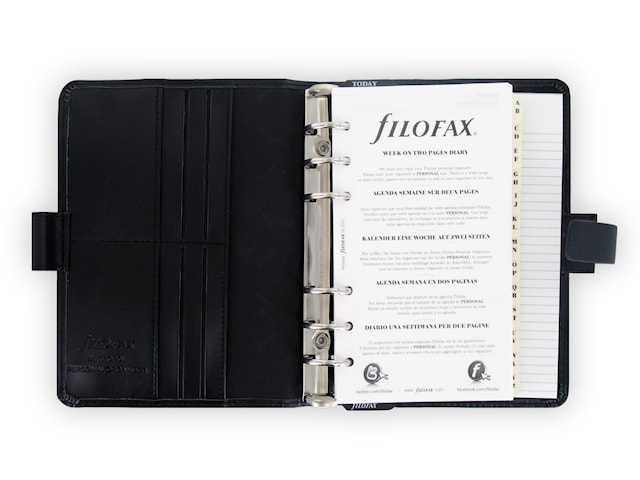 Tuotekuva 2 - Metropol Henkilöstö Musta Filofax