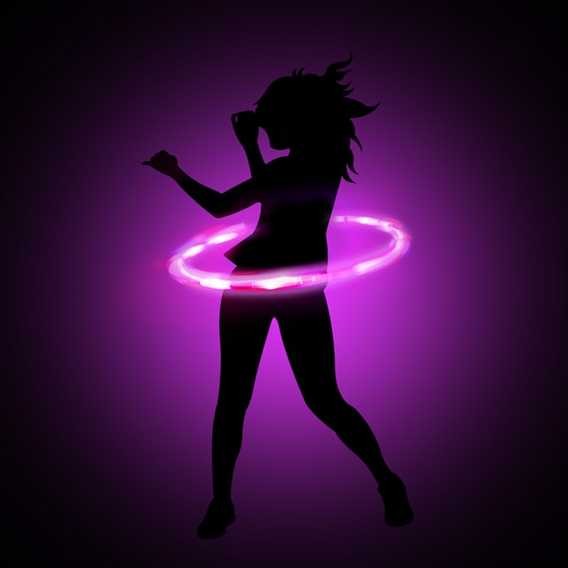 Produktbilde 2 for Rockering, Flashing Hula Hoop