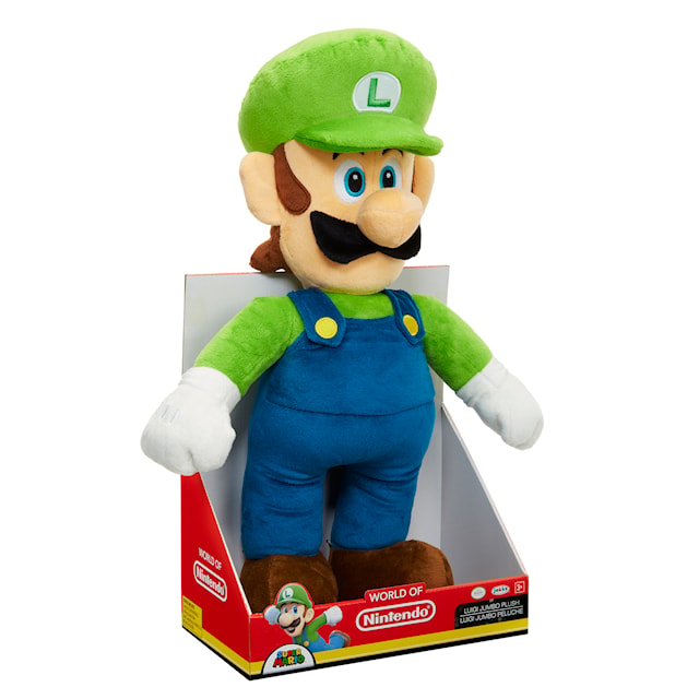 Tuotekuva 4 - Super Mario Pehmo 50 cm Jumbo Luigi