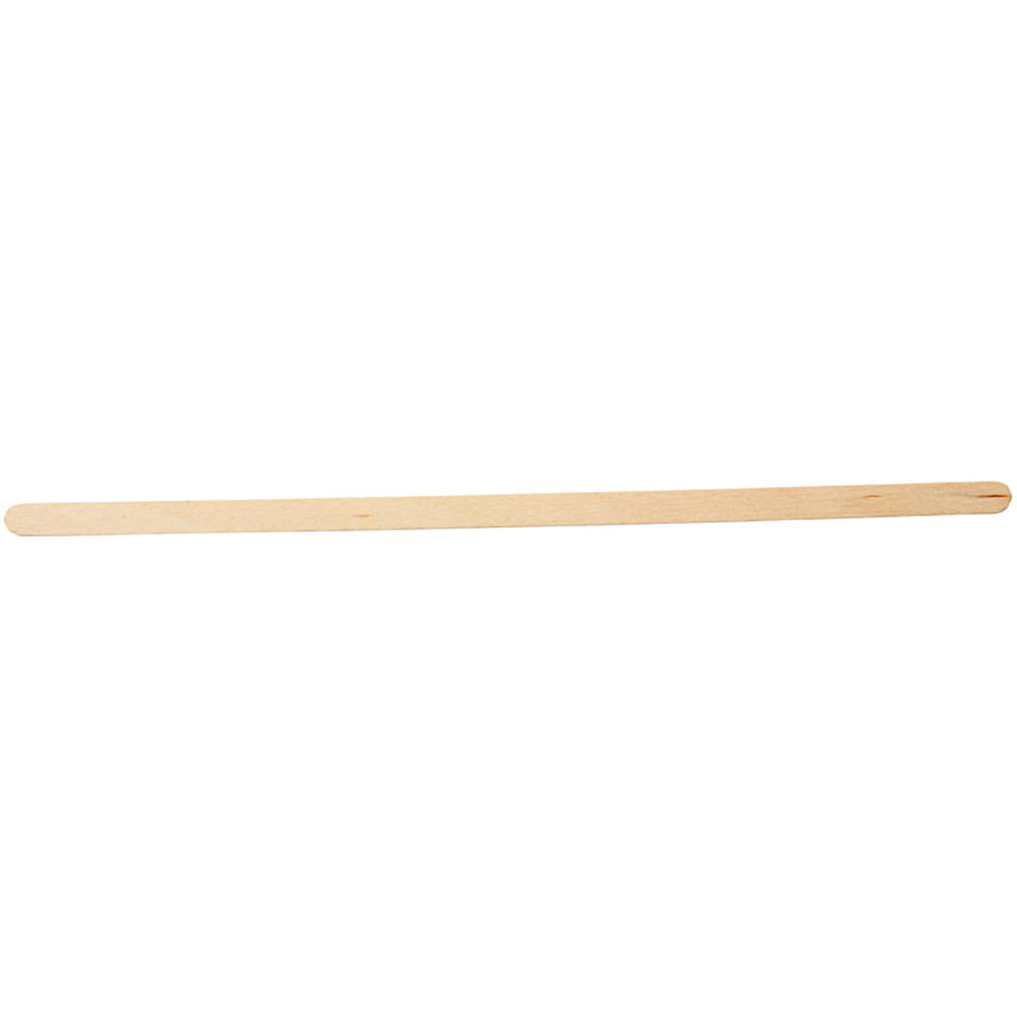 Tuotekuva ille Jäätelötikut, Pit. 19 cm, Lev: 6 mm, luonnonrusk., 200 kpl/ 1 pkt