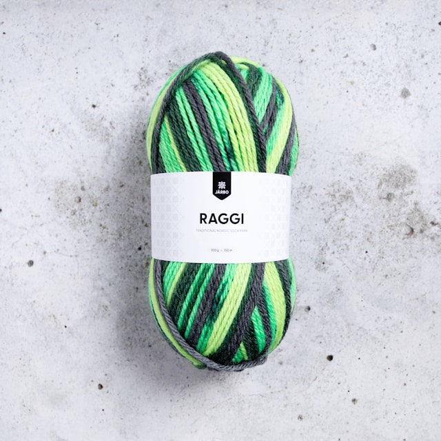 Tuotekuva 1 - Raggi Garn Lanka Villasekoite 100 g Alien Jam (41) Järbo