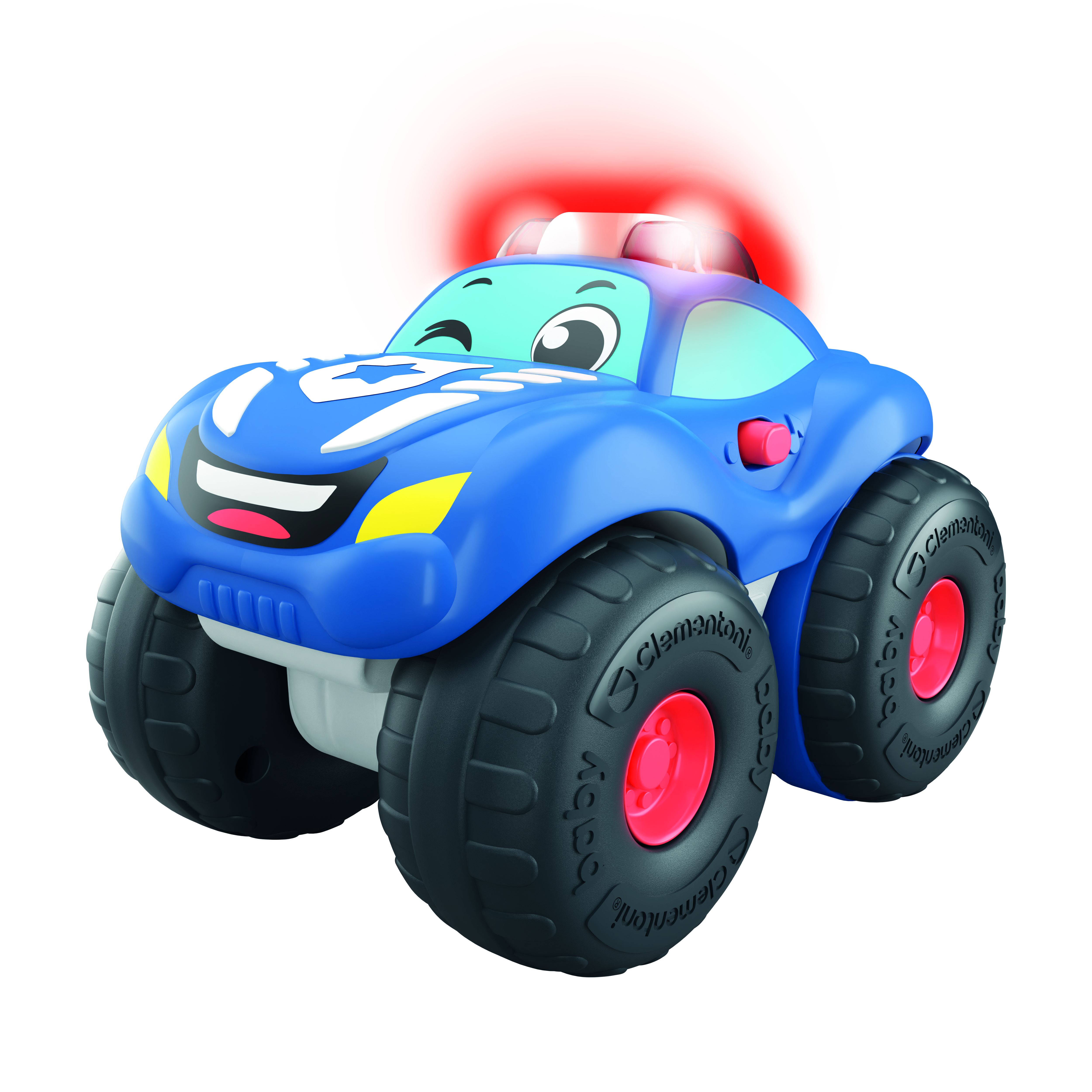 Stunt Wheels Polis Pullback Bil Clementoni