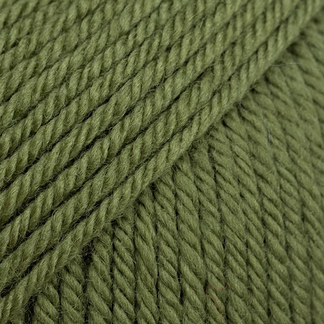 Daisy Uni Colour Ullgarn 50 g moss green (17) Drops