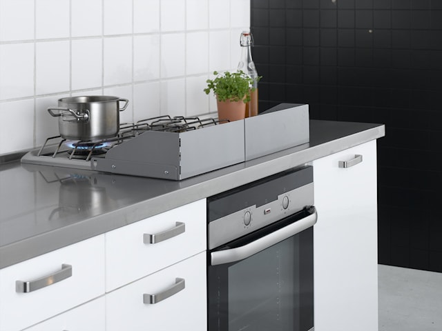 Produktbild 2 för Spisskydd Metall, Silver, Babydan