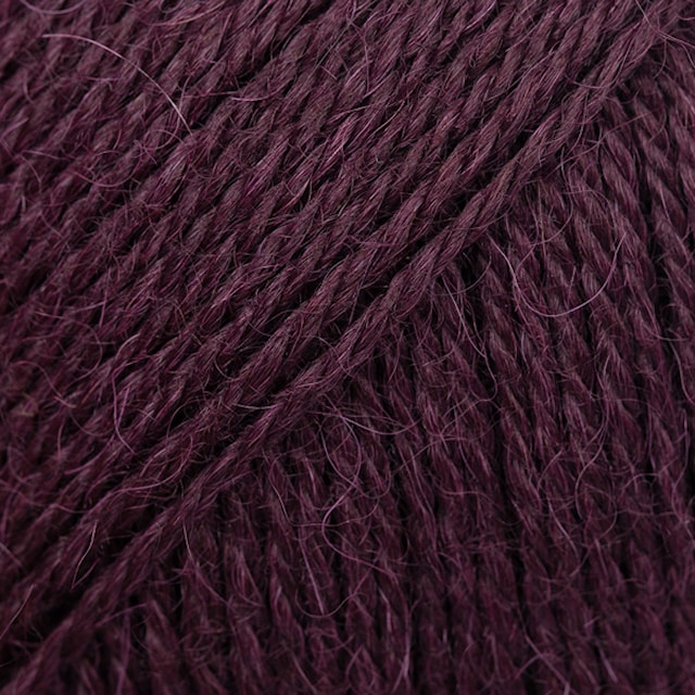Alpaca Uni Colour 50 g Dark Grape (9044) Drops