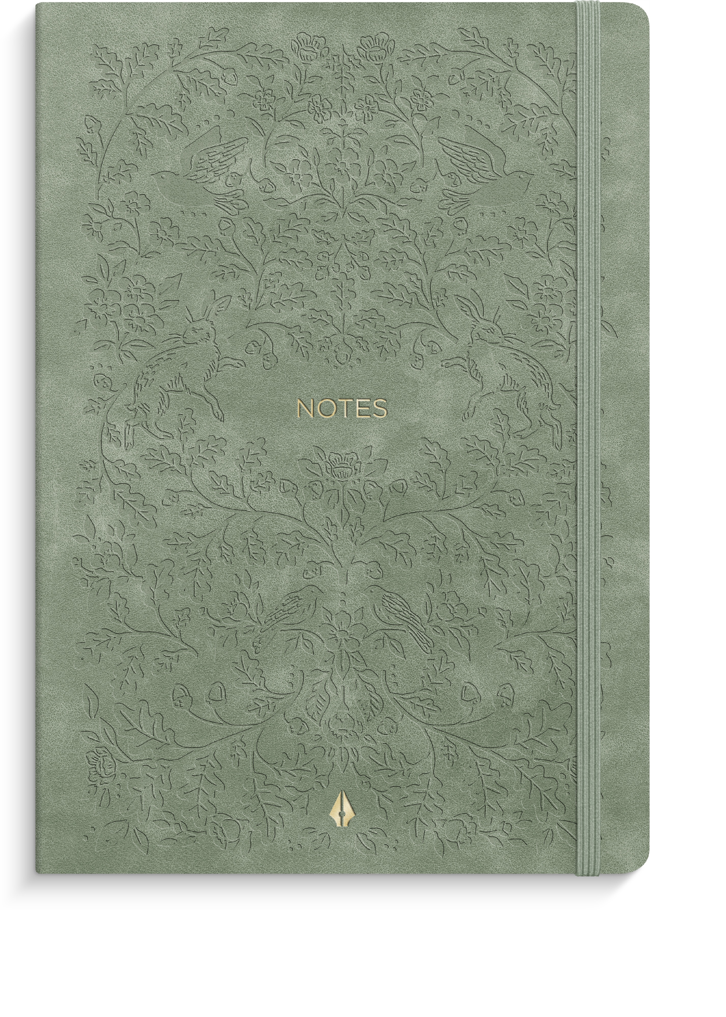 Notebook Deluxe A5 Smooth Green Forest Burde