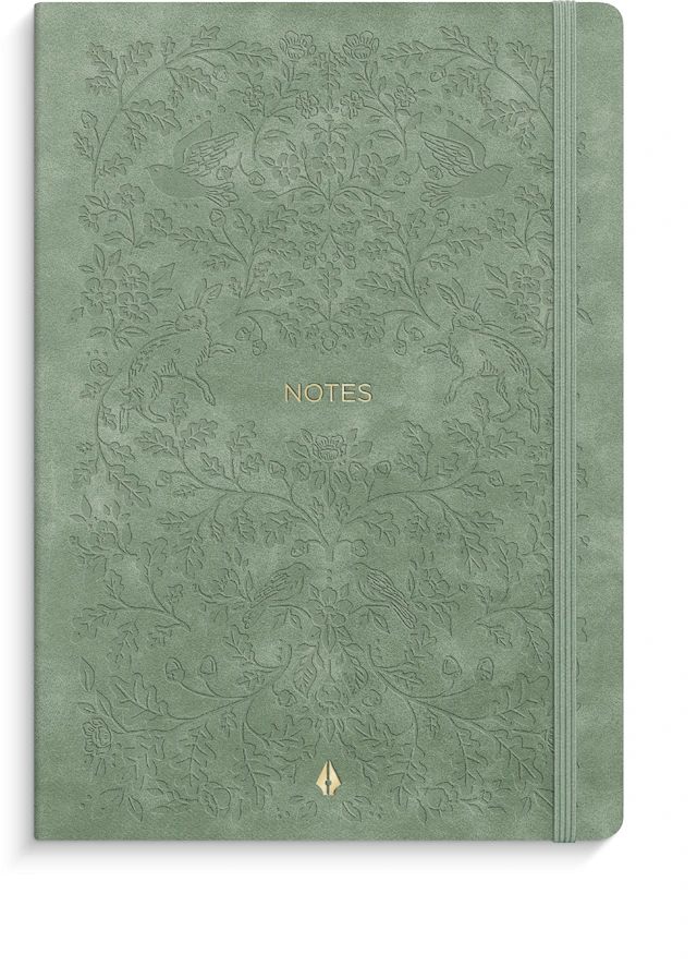 Notebook Deluxe A5 Smooth Green Forest Burde
