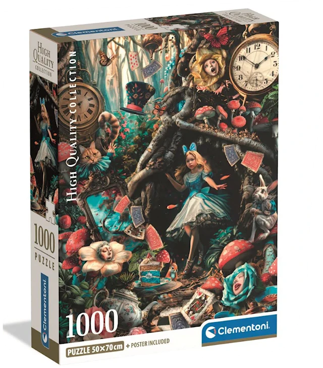 Another Day In Wonderland Pussel 1000 Bitar High Quality Collection Clementoni