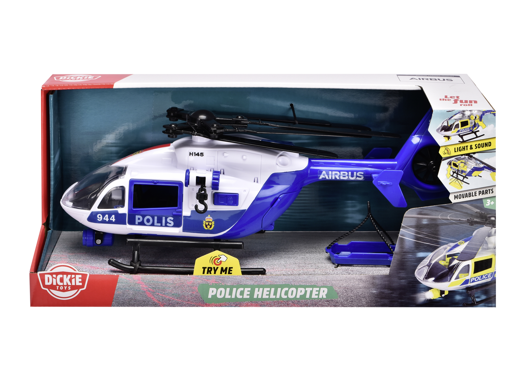 Svensk Polishelikopter 36 cm Dickie Toys