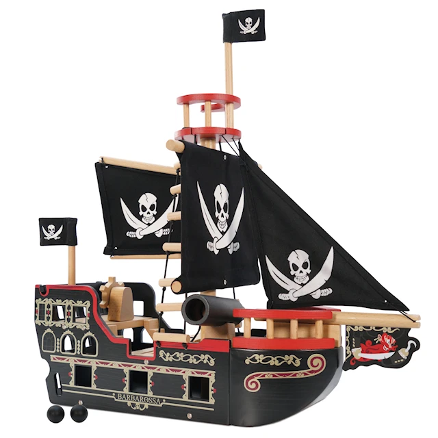 Barbarossa Merirosvoalus Figuureilla Le Toy Van