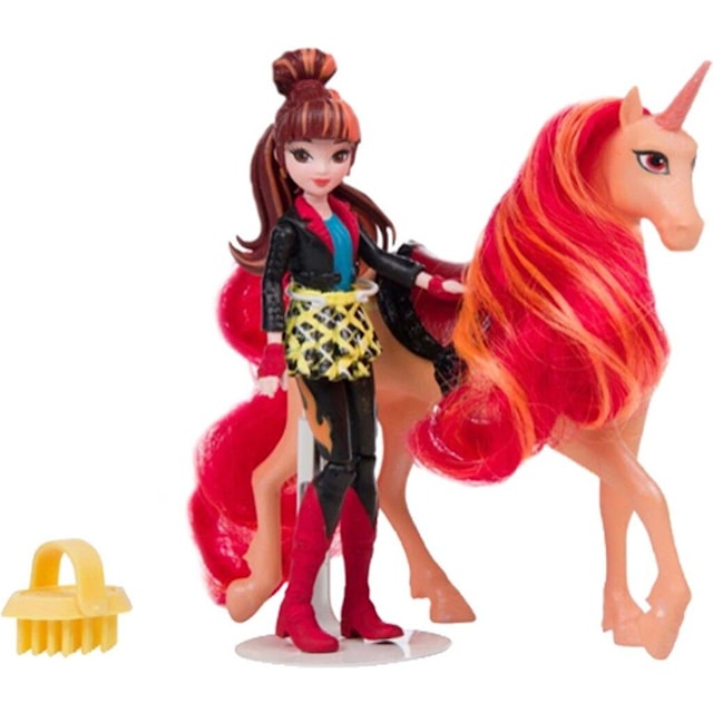 Produktbilde 2 for Valentina & Cinder Doll med Hest 11 cm Unicorn Academy