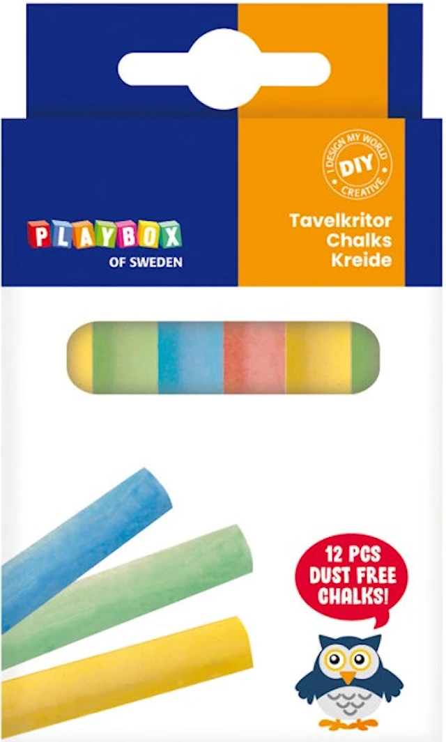Taulukynät värilliset 12-pakkaus Playbox