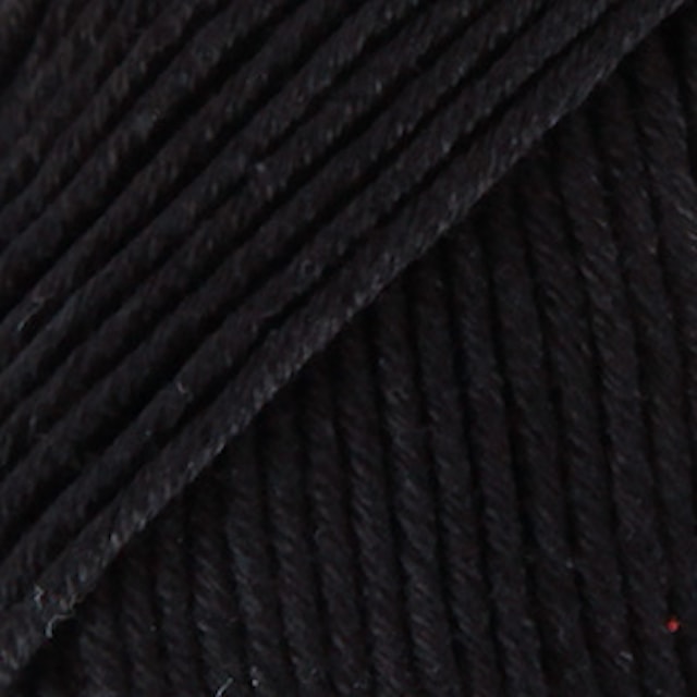 Muskat Puuvillalanka 50 g 17 black Drops