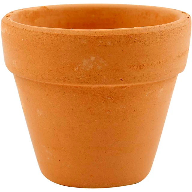Kukkaruukku, Kork. 6,5 cm, halk. 7 cm, 24 kpl/ 1 pkt