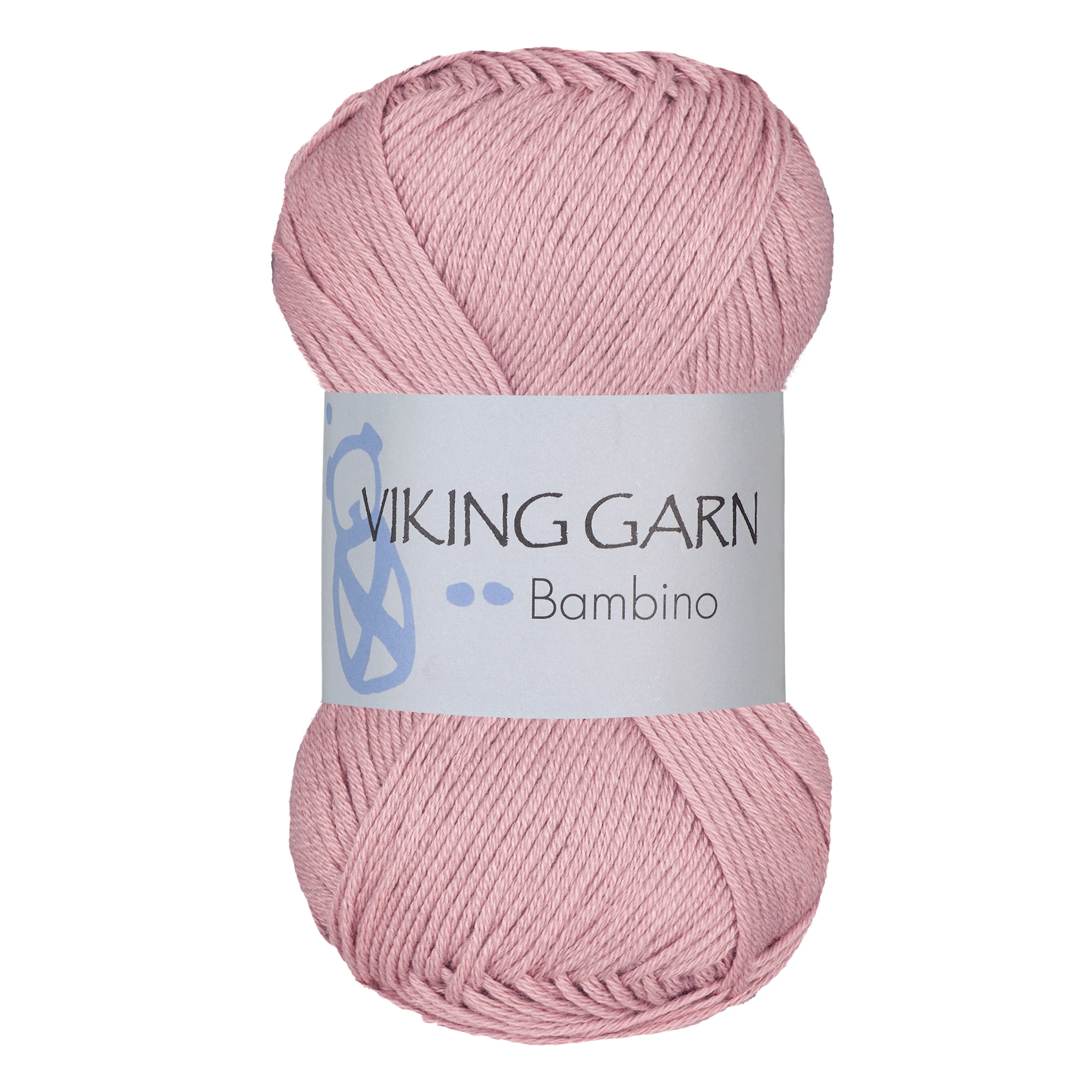 Tuotekuva ille Bambino Lanka Puuvillasekoite 50 g Puuterinpunainen 416 Viking Lanka