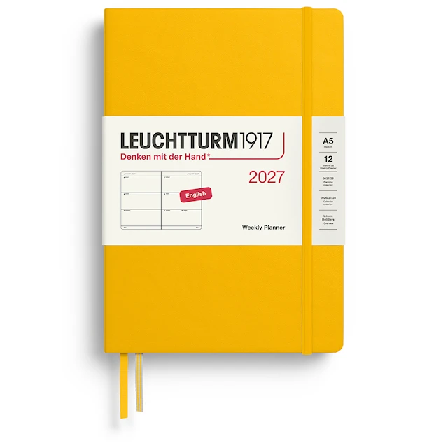 Weekly PLANNER 2027 A5 Hard Sunflower Leuchtturm1917