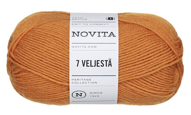 7 Veljestä Lanka Villasekoite 100 g  hapero 273 Novita