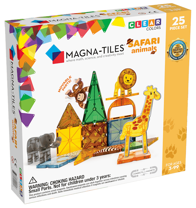 Produktbilde 1 for Magna-Tiles Safari Animals 25 bits