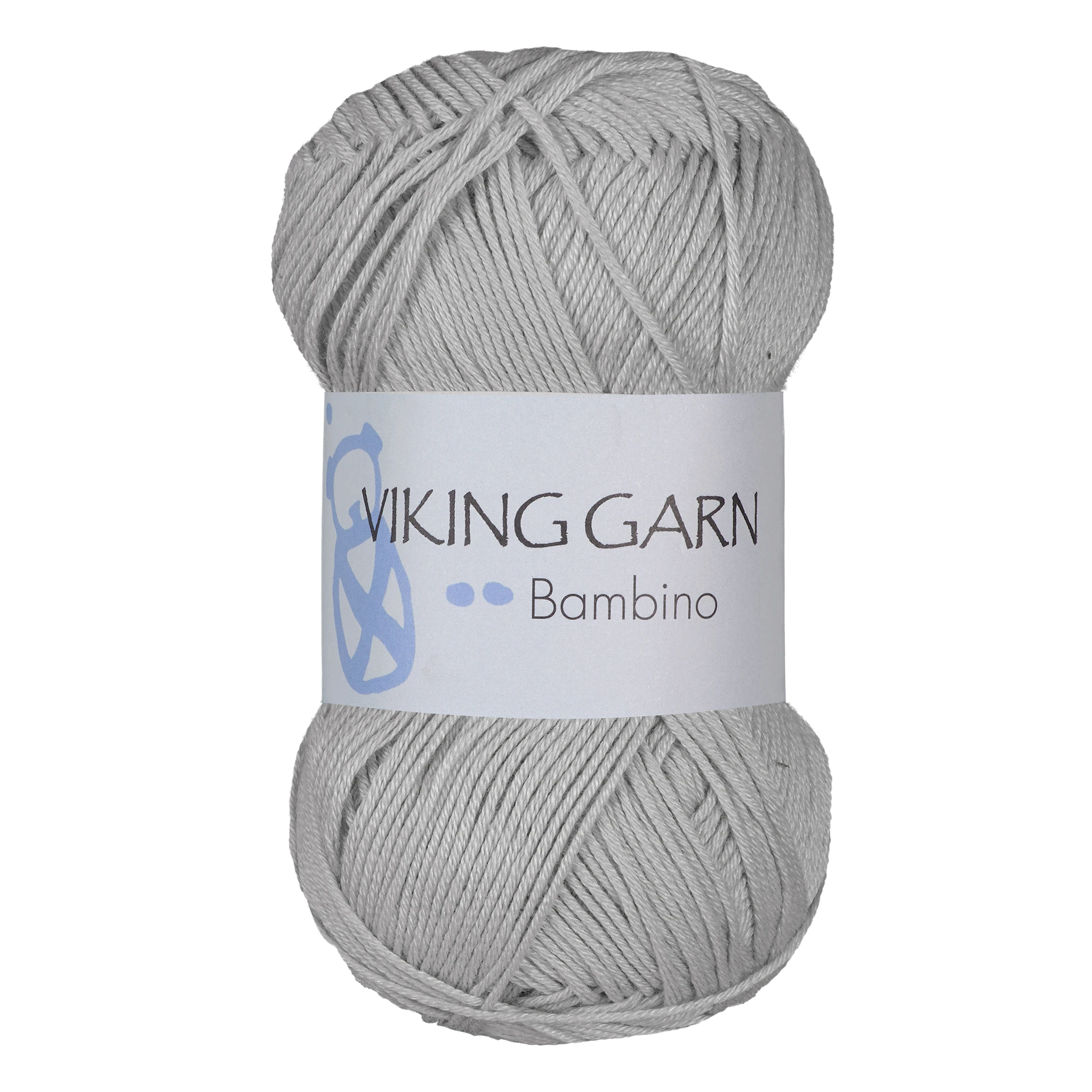 Tuotekuva ille Bambino 50 g vaaleanharmaa Viking Garn