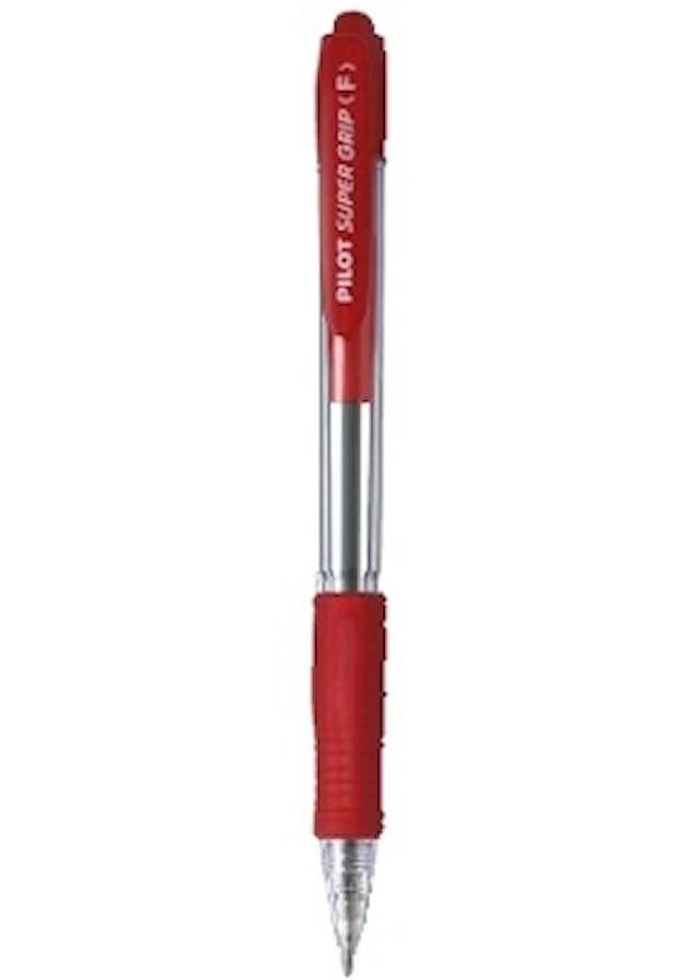 Kulepenn Super Grip F Rød Pilot