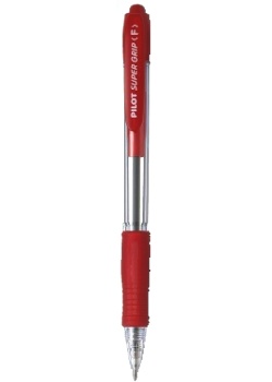 Kulspetspenna Super Grip Fine 0,7 R&ouml;d, Pilot