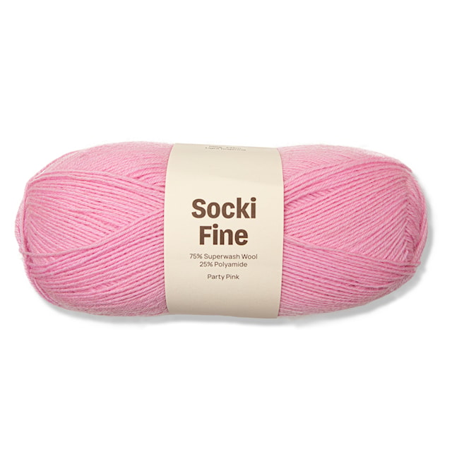 Socki Fine 100 g Party Pink A740 Adlibris