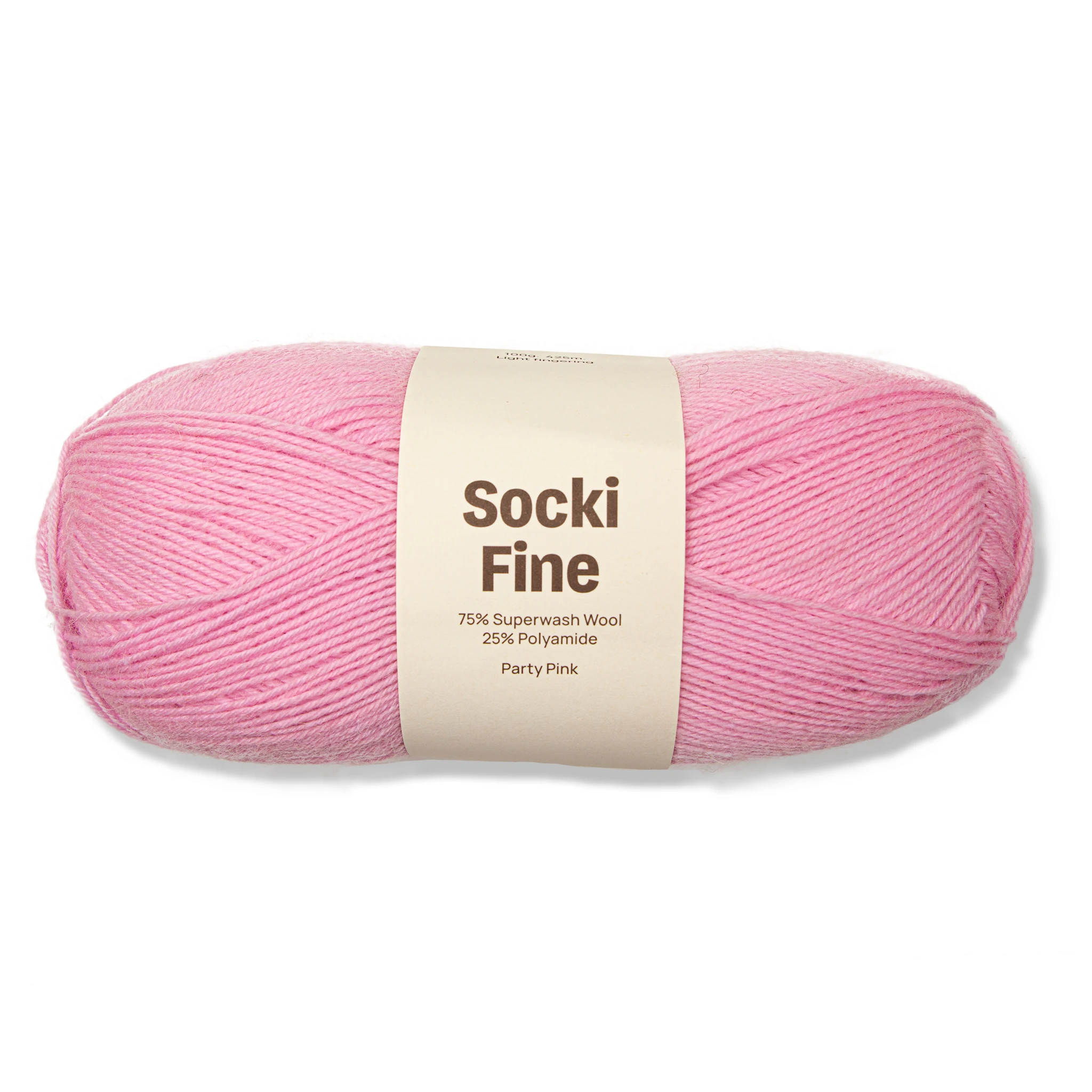 Produktbilde for Socki Fine Ensfarget Garn Ullmiks 100 g Adlibris