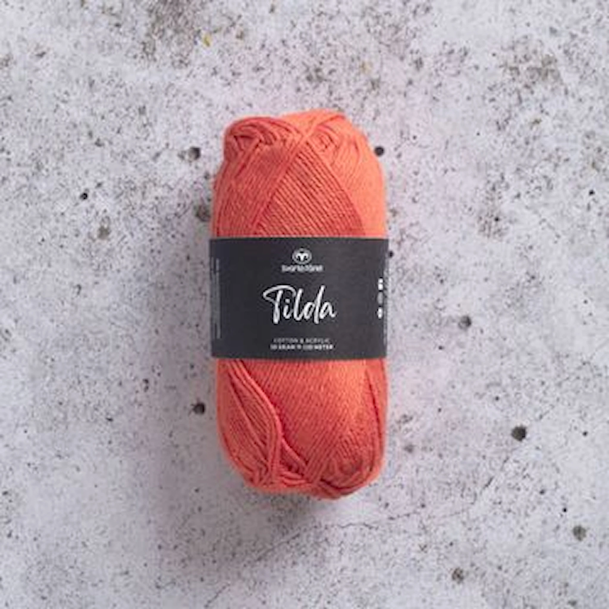 Tuotekuva ille Tilda Lanka Puuvillasekoite 50g  Svarta Fåret
