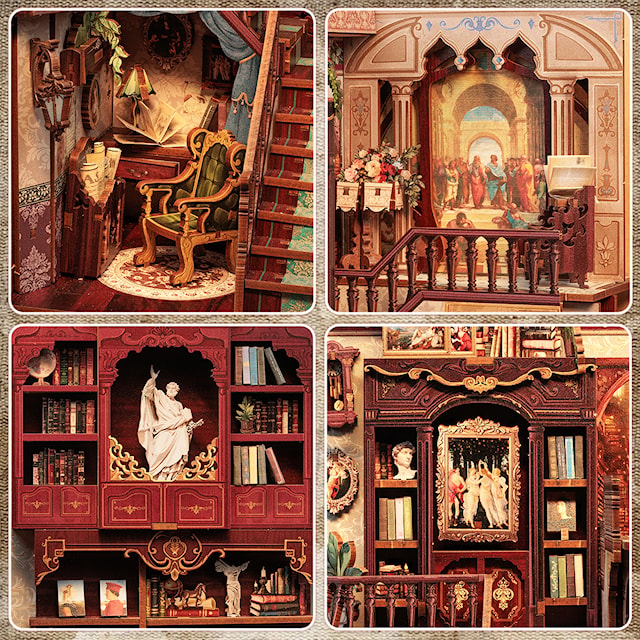 Tuotekuva 5 - Book Nook: Library of Wisdom, CuteBee