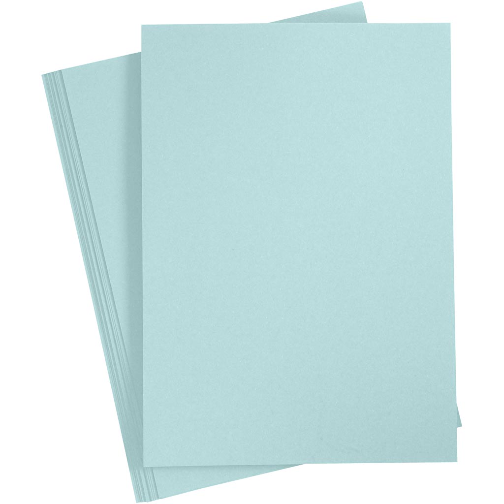 Papper, A4, ark 210x297 mm, 80 g, ljusbl&aring;, 20 st./ 1 f&ouml;rp.