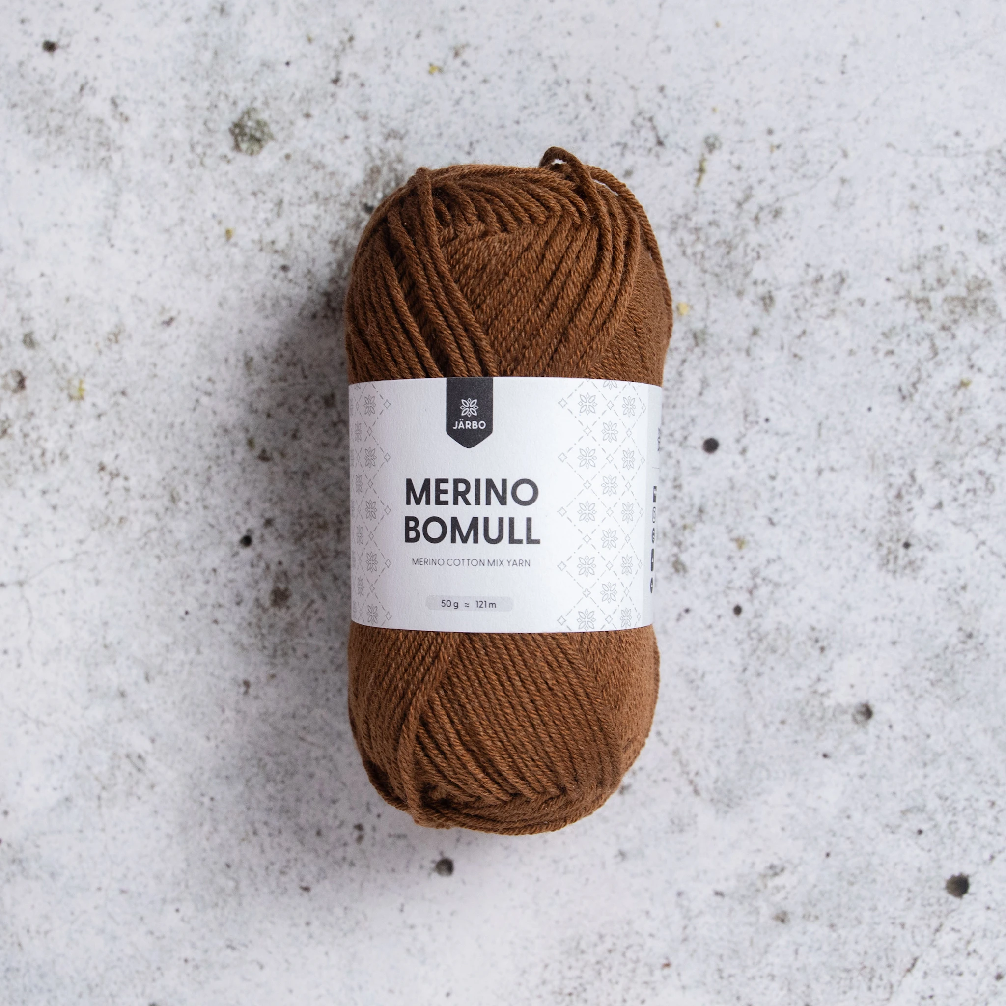 Produktbild för Merino Bomull 50 gr Järbo