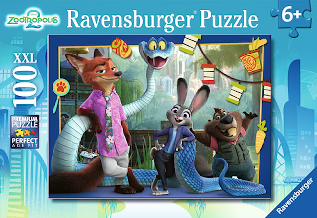 Tuotekuva 3 - Zootopia 2 Palapeli 100 XXL-palaa, Ravensburger