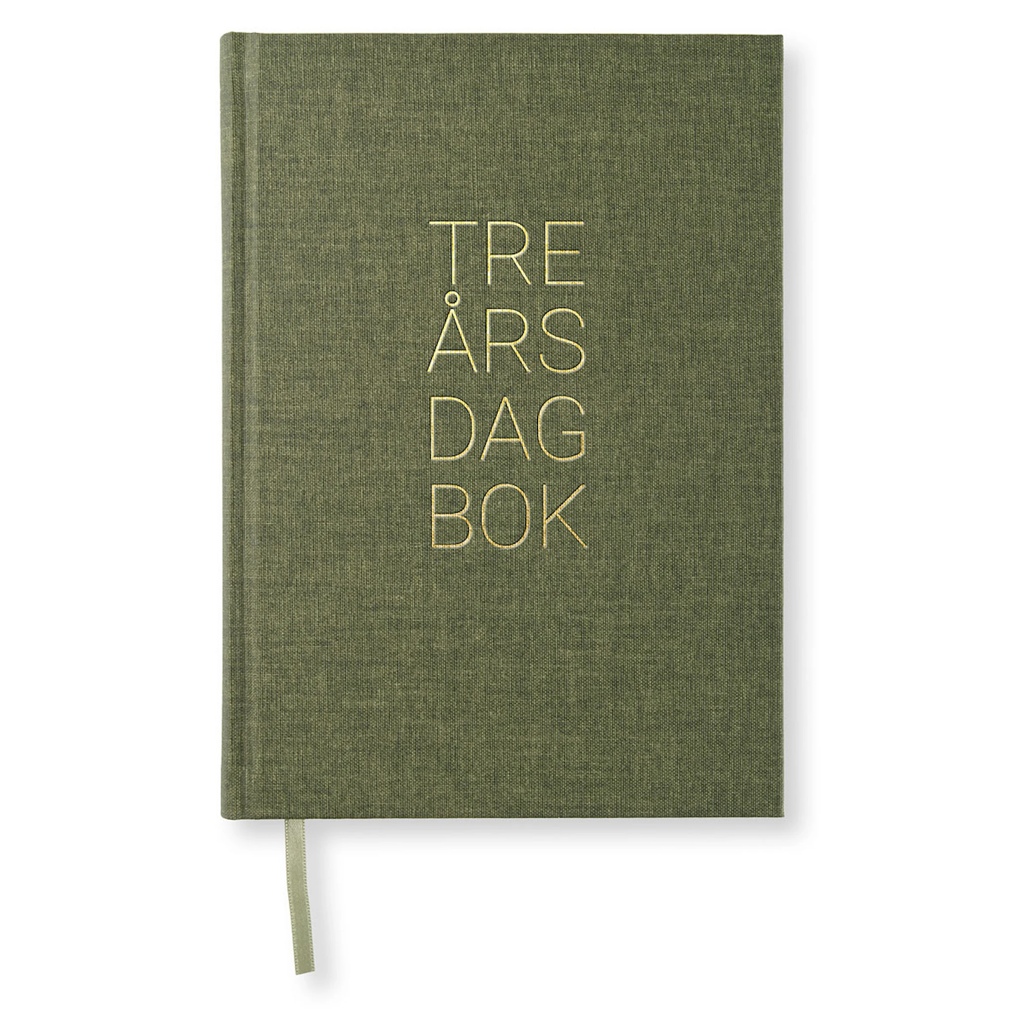 Produktbild för 3-Års Dagbok A5 Khaki Green Paperstyle