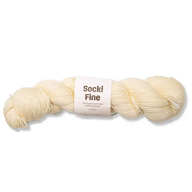 Socki Fine DIY Garn 100 g Ullmix Undyed A732 Adlibris