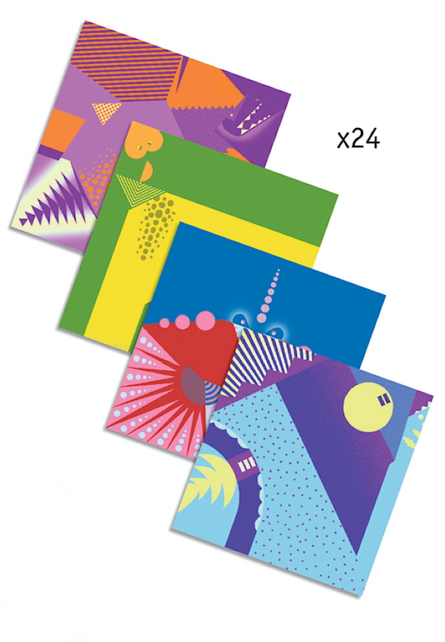 Tuotekuva 2 - Origami Dinosauruksia 24 Arkkia Djeco