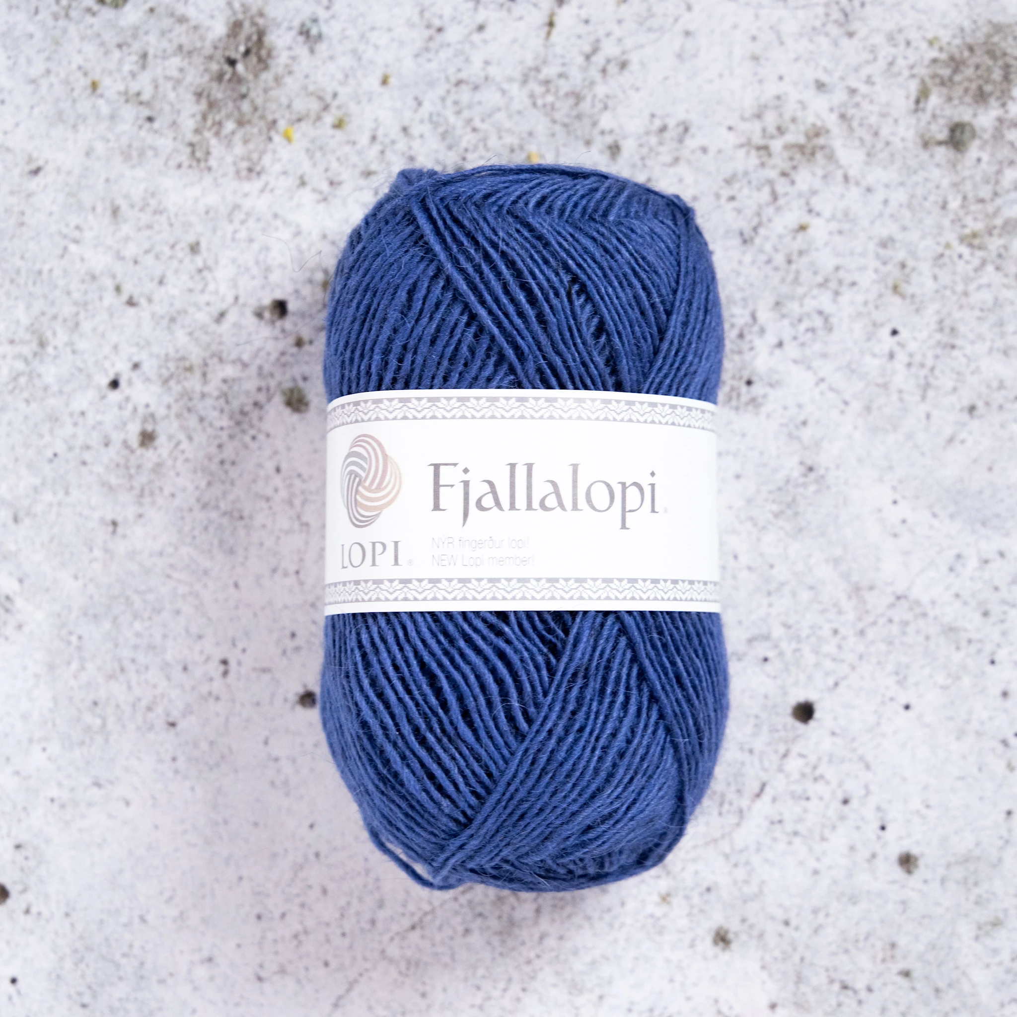 Produktbild för Fjallalopi ullgarn 50g Mountain Blue 25 Istex