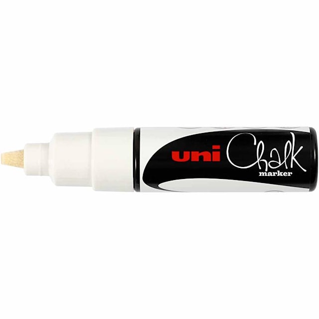 Produktbilde 2 for Chalk Marker, strek 8 mm, hvit, 1 stk.