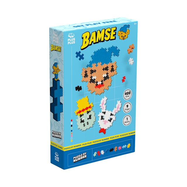 Plus-Plus Bamse, Skalman & Lille Skutt 400 Bitar