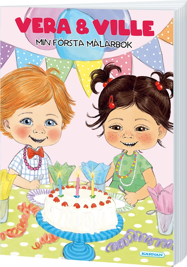 Målarbok Min Första Målarbok Vera Och Ville