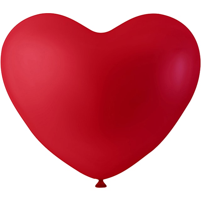 Produktbilde 1 for Ballonger, hjerter, rød, 8 stk./ 1 pk.
