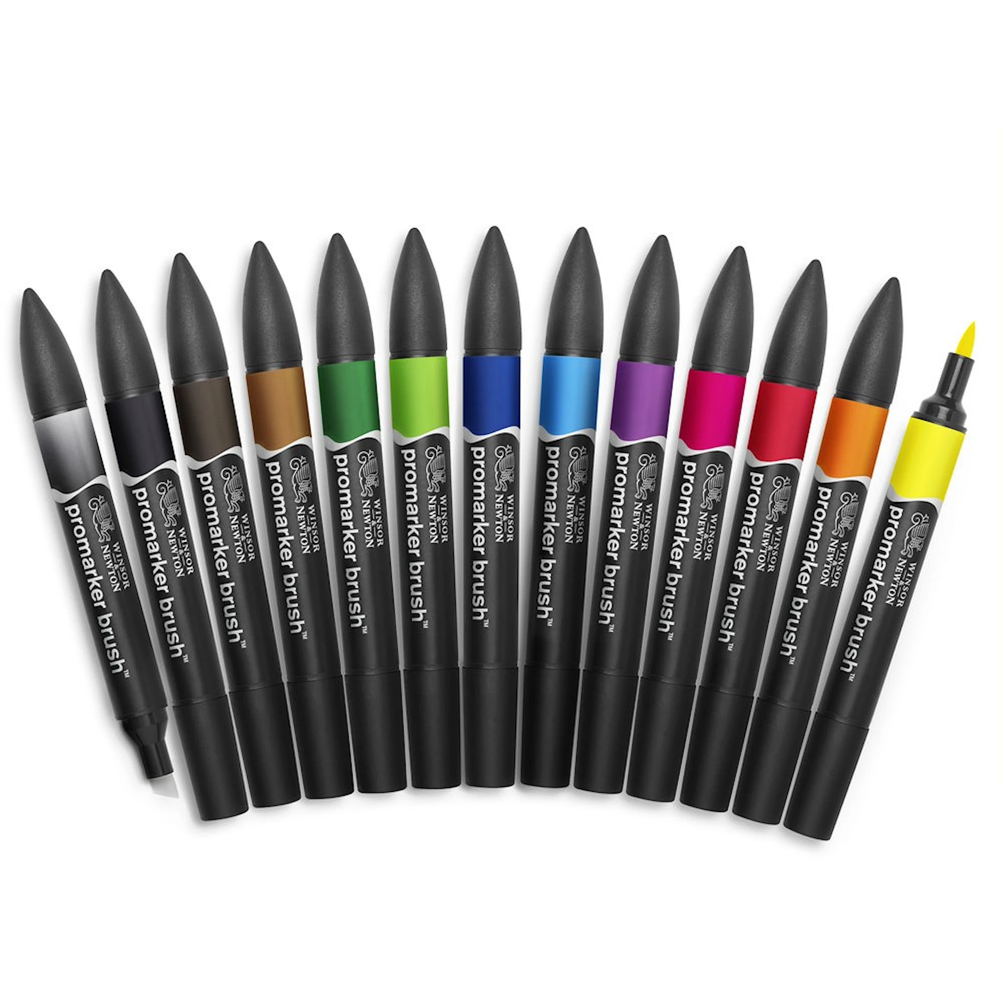 Produktbild för Brushmarker Vibrant Tones 12-pack Winsor & Newton