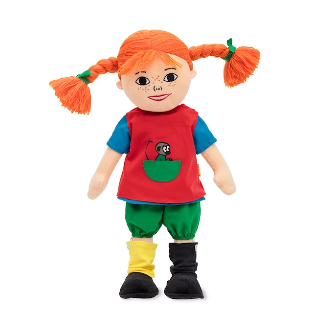 Pippi Taldocka, Tyg, 40cm